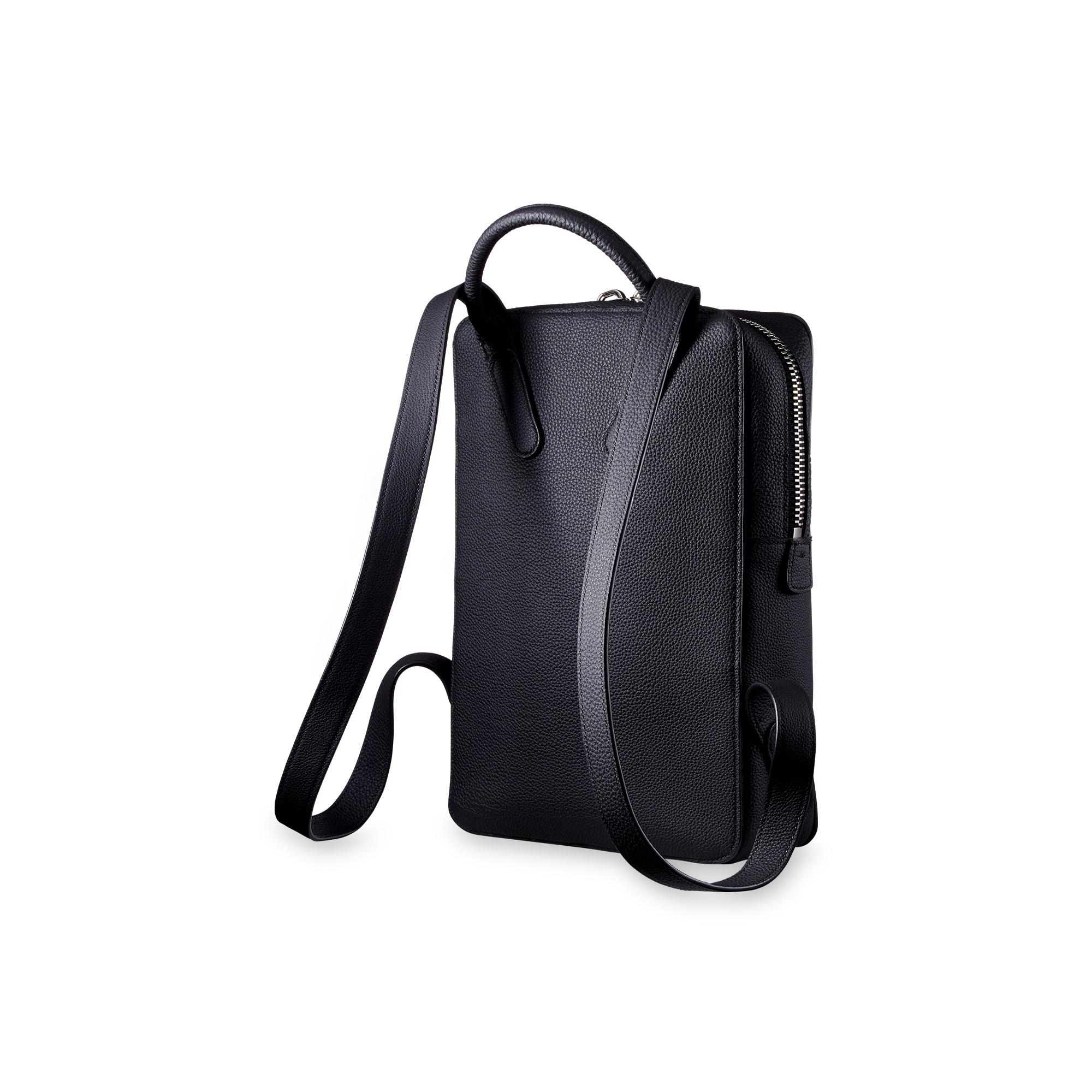 Urban T Backpack(M)German Shrunken Calf×LambBlack×Azure Urban T Backpack(M)German Shrunken Calf×LambBlack×Azure