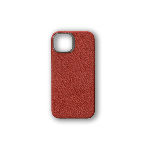 iPhone 14 Case<br>German Shrunken Calf<br>Red