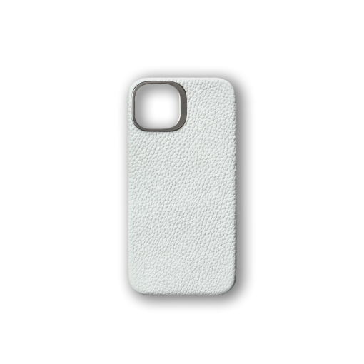 iPhone 14 Case<br>German Shrunken Calf<br>White