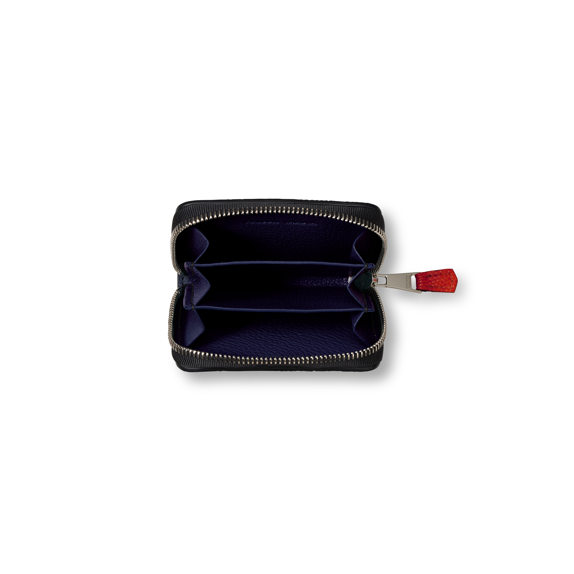 TT3 Coin CaseGerman Shrunken Calf/Lizard×GoatBlack/Red×Midnight