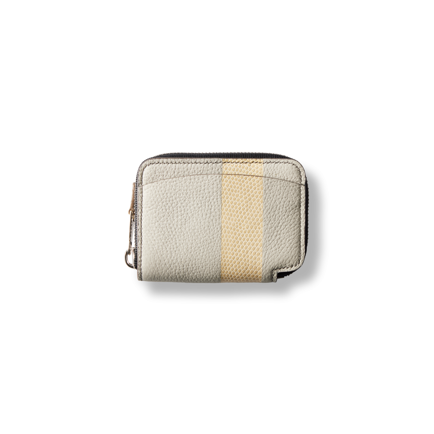 TT3 Coin CaseGerman Shrunken Calf/Lizard×GoatAsh Grey/Sand