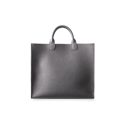 Container Tote(M)<br>German Shrunken CalfLamb<br>TitaniumOrange