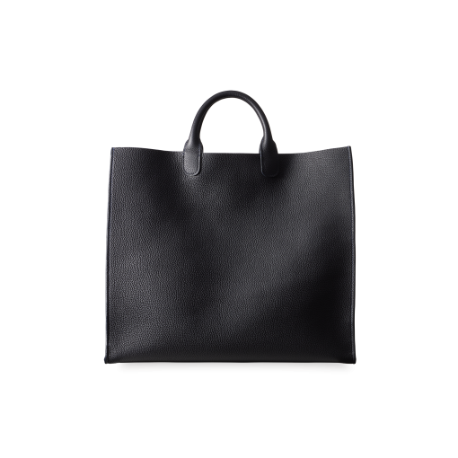 Container Tote(L)<br>German Shrunken CalfLamb<br>Midnight BlueMidnight Blue