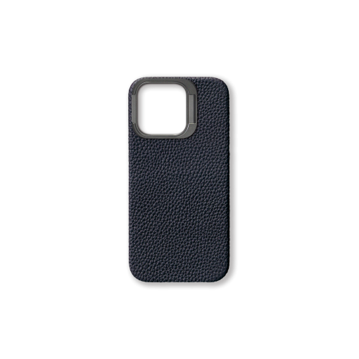 iPhone 15 Pro Case<br>German Shrunken Calf<br>Midnight Blue