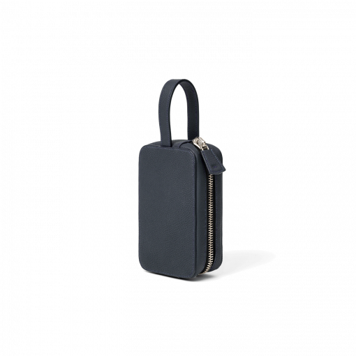 PMB Pouch<br>German Shrunken CalfLamb<br>Nv.BlueYellow