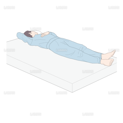 仰臥位から腹臥位 ｍサイズ Laiman Stockweb メディカルイラスト素材のダウンロード販売