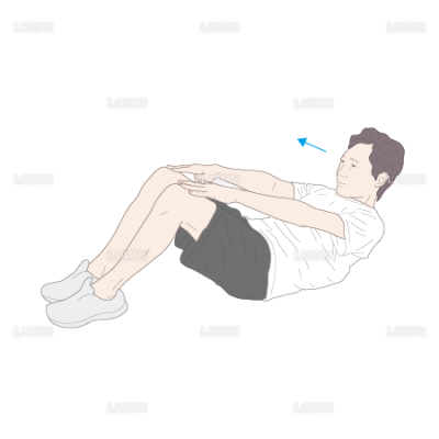 下肢 体幹筋力増強訓練 腹筋運動 Sサイズ Laiman Stockweb メディカルイラスト素材のダウンロード販売