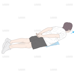 下肢・体幹筋力増強訓練　背筋運動（Sサイズ）