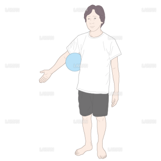 ボールを用いた等尺性筋力訓練（Sサイズ）