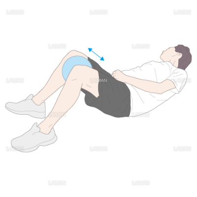 下肢 体幹筋力増強訓練 腹筋運動 ｍサイズ Laiman Stockweb メディカルイラスト素材のダウンロード販売