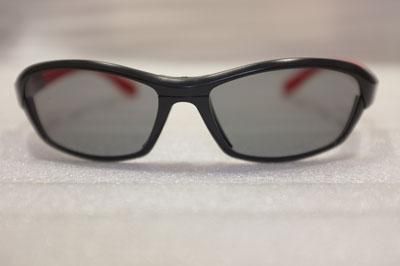 TALEX トゥルービュー MERGE Black/Red クッキリ見やすいガラス