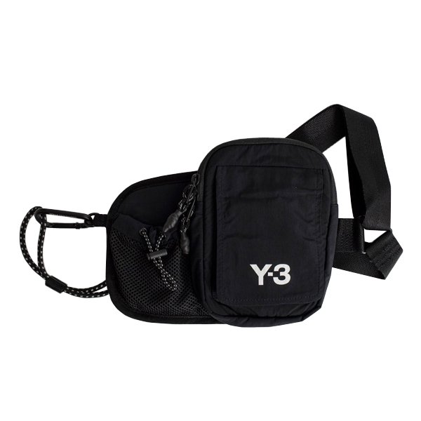 Y-3 ワイスリー ボディバッグ CH3 CORD BUMBAG ロゴ コードバムバッグ 黒 - Y-3 | ワイスリー通販店舗 | AVANT  MODE【アヴァンモード】