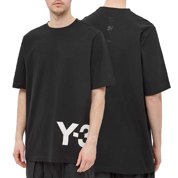 ワイスリー Y-3 メンズ ロゴ Tシャツ ロンT LARGE LOGO TEE - Y-3