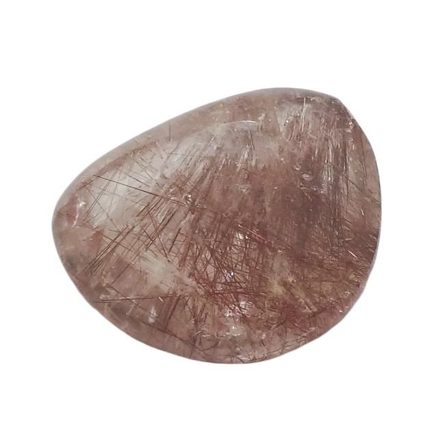 ルチルクォーツ 針水晶 【原石 1点もの】磨き 欠けあり - 【ジュエリー