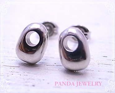 p-047-p PANDA JEWELRY [ パンダジュエリー ] パンダの瞳ピアス