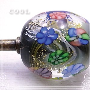 cool-70 かんざし とんぼ玉 トンボ玉 作家作品 ガラスアート COOL 