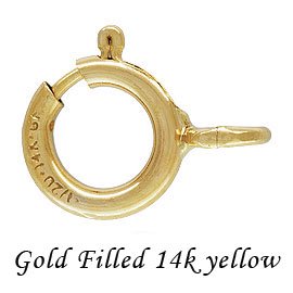 14K ɥե ץ󥰥饹  5mm 󳫤 gold filled K14GF 14KGF ꡼ѡ  fc08-14y
