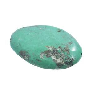 ターコイズ 【天然石パーツ】 スライスビーズ トルコ石 両サイド片穴