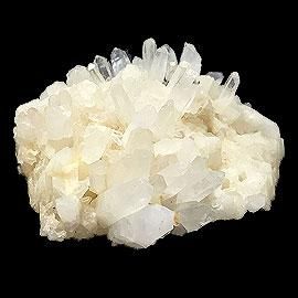 クォーツ 水晶 【クラスター 1点もの】 原石 約370g 約76x42mm クリスタル 天然石 原石