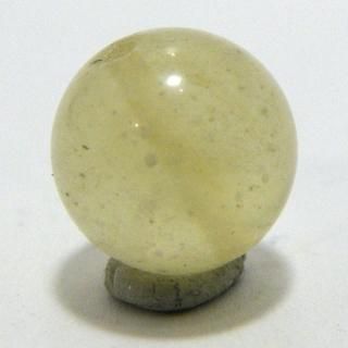 リビアングラス  ビーズ 貫通穴あり  約10.7mm  高品質ビーズ 粒売り  【丸玉 1点もの】