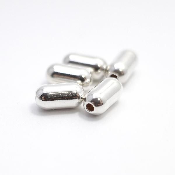 シルバービーズ/シリンダービーズ/約5x10mm シルバー925パイプ シルバービーズ/シリンダービーズ/約5x10mm シルバー925パイプ