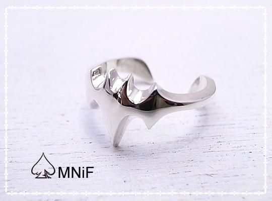 コウモリの翼 シルバー リング 指輪 Bat Ring SV925 17号 [-MNiF