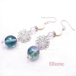 Ʃ���̤���̡ʤߤʤ�� �ԥ��� ������ ���ꥹ���륯������ �������ӡ��� ����С�925 ŷ���� ���������꡼ ��� �ϥ�ɥᥤ�� ��Elfanne��