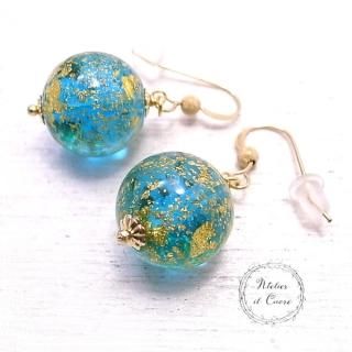 ԥ ͥSparkle Blue Gold filled 14k  Atelier il Cuore [  ] ꡼/ϥɥᥤ/