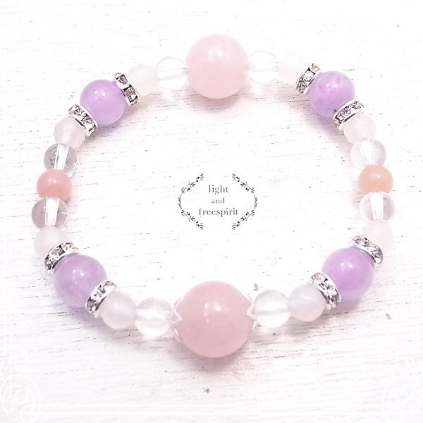 愛の石ローズクォーツ アメジスト ピンク おしゃれパワーストーンブレスレット 天然石 Light And Freespirits ジュエリーパーツ工房 アクセサリー ジュエリー 天然石 クラフトパーツ総合通販店 Tesoro Co Ltd