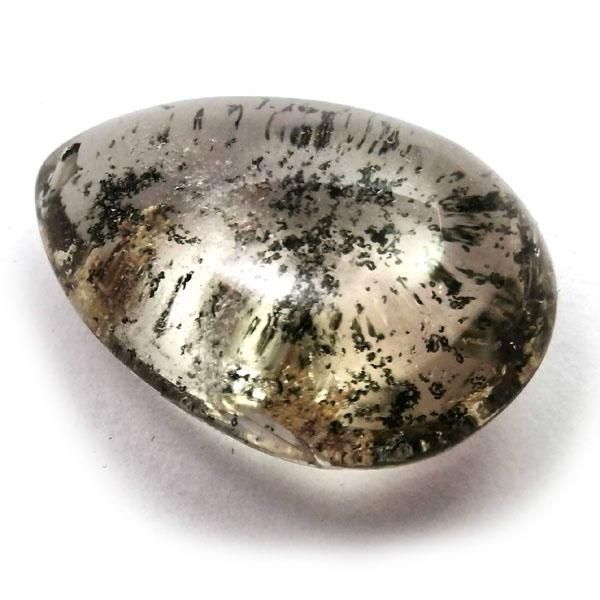 ガーデンクォーツ 【天然石パーツ】 穴あきパーツ 約35x25x16mm