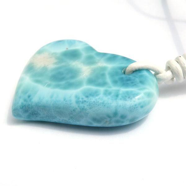 ラリマー ペンダント シルバー925 【1点限定】 天然石 ハート