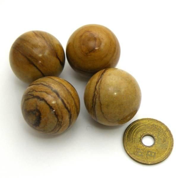 ピクチャージャスパー 【丸玉 数量限定】 約26mm 天然石 原石