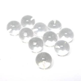 8mm/1連 若かっ 【385】クラック水晶ガラスビーズ☆オレンジ