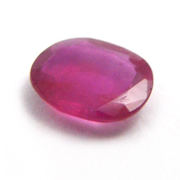 ルビー 【ルース 1点】 オーバルカット 約4.8x6.0mm 天然石