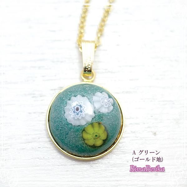 七宝焼き　アクセサリー　バッジ　ネックレス　ハンドメイド 七宝焼きネックレス (517) ネックレス・ペンダント 工房