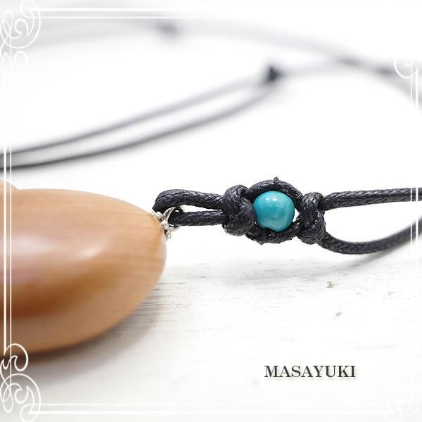 木製 ハートネックレス 屋久杉 MASAYUKI[マサユキ