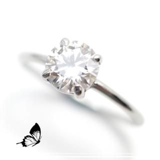 ⥢ʥ 18Kۥ磻ȥɻž夲 0.8CT   դ /BUTTERFLY [ Хե饤 ]