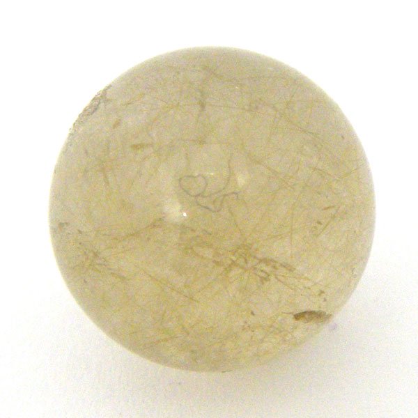 ルチルクォーツ/ 【天然石 丸玉 置物】/スフィア(Sphere)/約14mm 1点