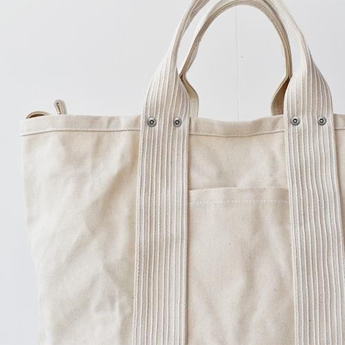 ENDS and MEANS HBT 2way tote bag NATURAL | www.tspea.org