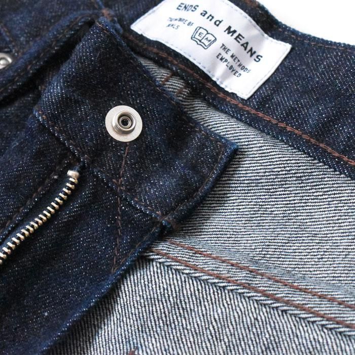 ENDS and MEANS】 5 Pocket DENIM -Indigo- ENDS and MEANS】 5 Pocket DENIM -Indigo-