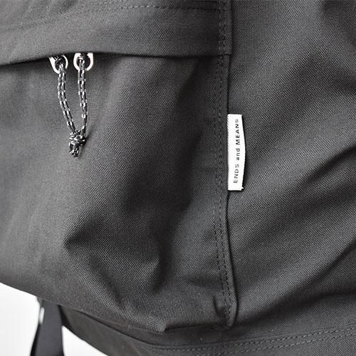 ENDS and MEANS】 DAYTRIP BACKPACK -Black-