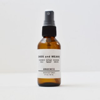 【ENDS and MEANS × APOTHEKE FRAGRANCE】 ROOM MIST SPRAY　-AWARENESS-