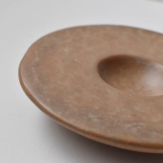 ENDS and MEANS Incense Cone + Pottery Plate-Brown-