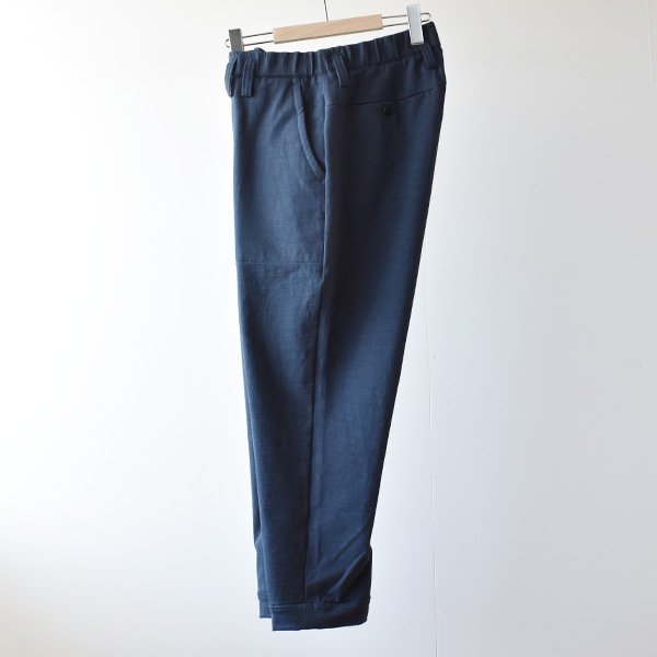 【Jackman】 Stretch Ankle Trousers　-Blue Night-