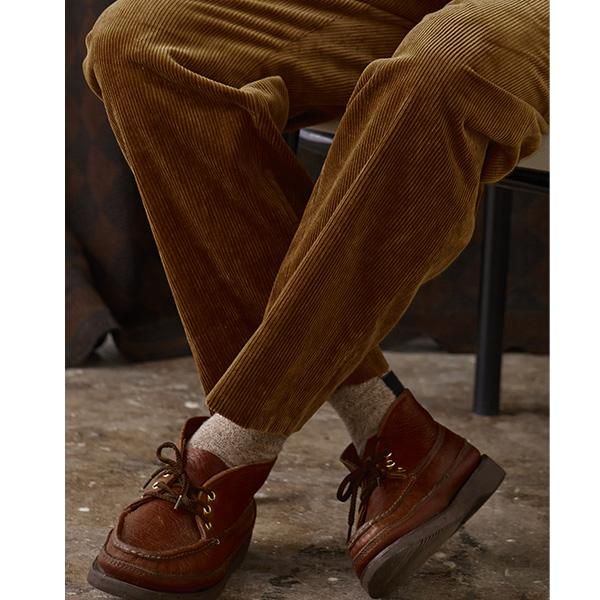 ENDS and MEANS】2023AW Grandpa Cord Trousers - Brown Beige -