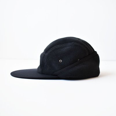【ENDS and MEANS】2021AW Dog Ear Fleece Camp Cap　 -Black-