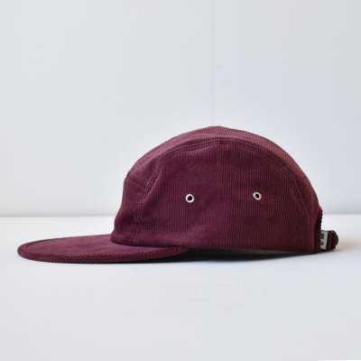 【 ENDS and MEANS】”LIMITED” Cord Camp Cap　-Burgundy-