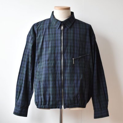 【ENDS and MEANS】 2022SS  Swing Top  -Navy Check-