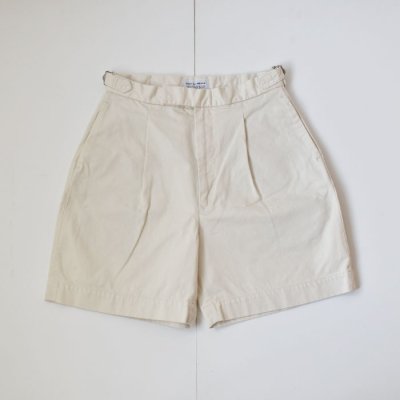 【ENDS and MEANS】2022SS EASY TWILL SHORTS　- Off White -