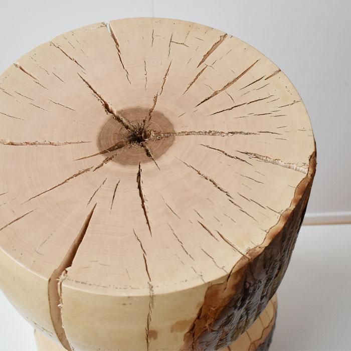 LOGGER WOOD SUPPLY CO】 BEAR STOOL -A-
